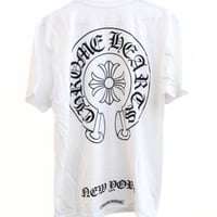 Chrome Hearts Brand New NYC Exclusive CH Plus Horseshoe T-Shirt #31884