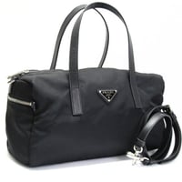 PRADA Mini Bowling Bag Nylon Black BL0567 ＃76435