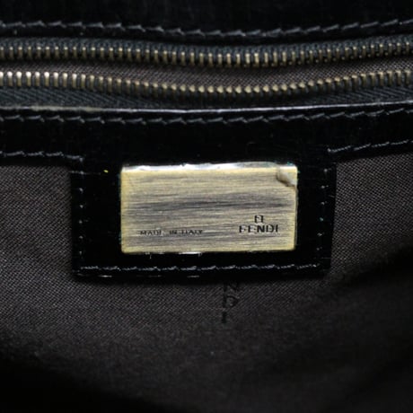 FENDI Chef de Jour Handbag Tobacco Zucca Leather Brown ＃75749