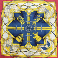 HERMES Carre 90 Silk 100% Scarf Stole "GRANDE TENUE" #76526