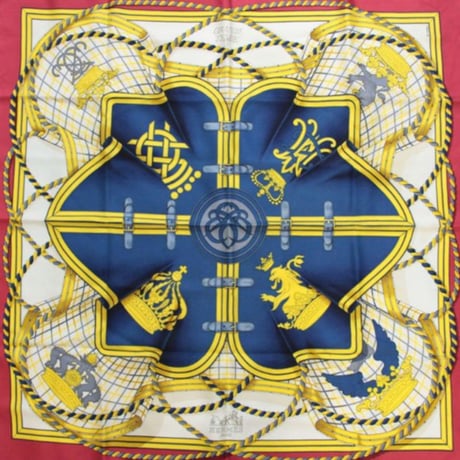 HERMES Carre 90 Silk 100% Scarf Stole "GRANDE TENUE" #76526