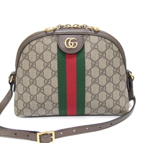 GUCCI Ophidia Small Shoulder Bag GG Canvas Beige #75441