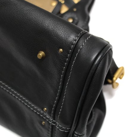 Chloe Medium Paddington Handbag Leather Black #75945
