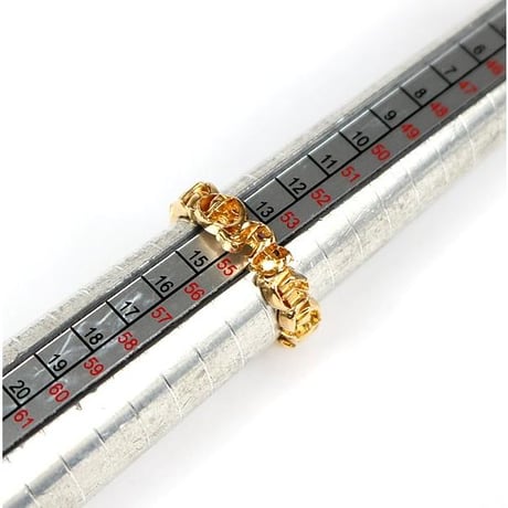 Chrome Hearts 22K 【CHROME】 Band Small Ring #103792