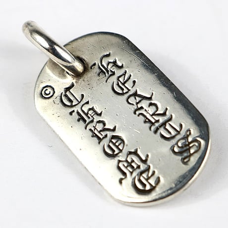 Chrome Hearts Raised Floral Cross Dog Tag #31645