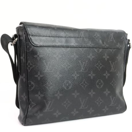 Louis Vuitton Monogram Eclipse District PM Shoulder Bag M44000 RFID #31947