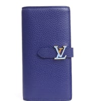 Louis Vuitton Capucines Vertical Wallet Taurillon Leather Blue M82441 #19653