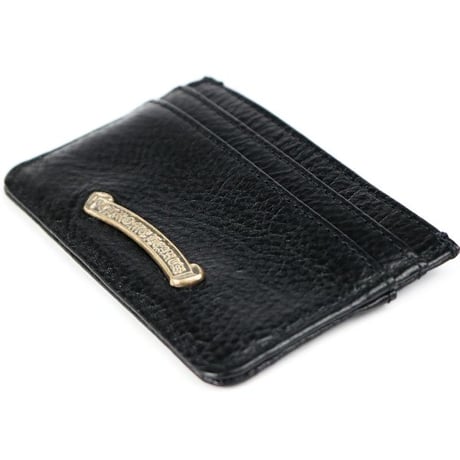 Chrome Hearts Brand-New Double-Sided Scroll Label Card Case #31825