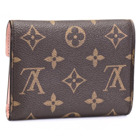 Louis Vuitton Victorine Wallet Monogram Canvas Rose Ballerine M62360 #75677