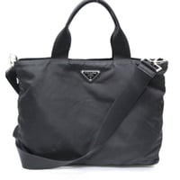 PRADA Shoulder Bag Nylon Black #76559