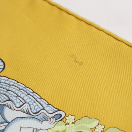 HERMES Carre 90 Silk 100% Scarf Stole "Balade Oceane" #76222