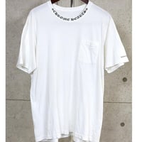 Chrome Hearts Neck Print Logo T-Shirt White #103826