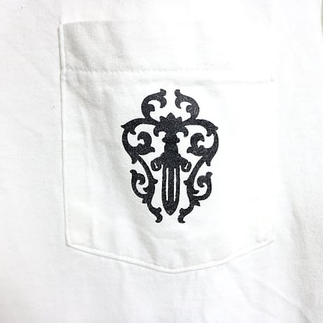 Chrome Hearts Vintage Dagger Horseshoe Pocket T-Shirt #31829