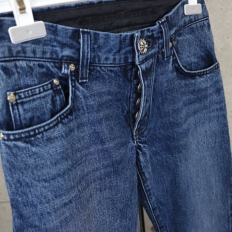Chrome Hearts 5-Pocket Flare Denim Pants #100587