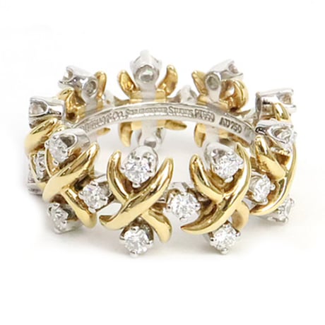 TIFFANY＆Co. Jean Schlumberger Ring Diamond 18K Yellow Gold #19545