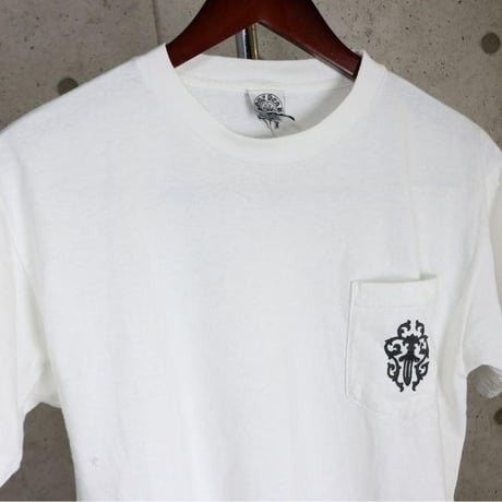 Chrome Hearts Vintage Old Vine Dagger Horseshoe Pocket T-Shirt #32102