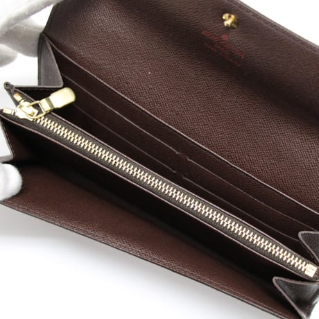 Louis Vuitton Porto Monnaie Credit Wallet Damier Canvas N61724 #75654