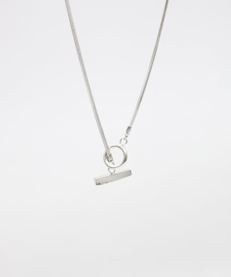 Snake chain necklace / Silver