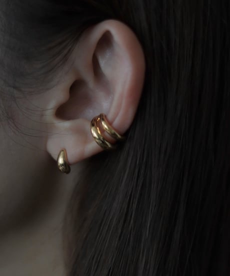 Dew double earcuff / Gold