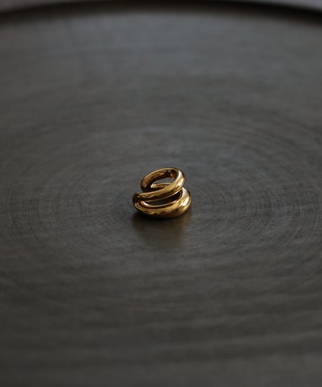 Dew double earcuff / Gold