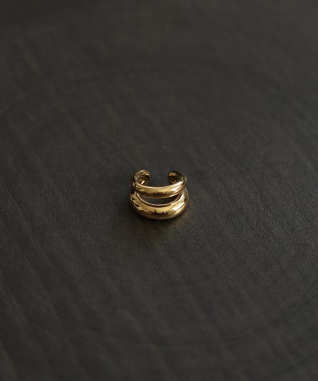Dew double earcuff / Gold