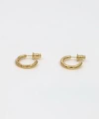 Shadow hoop pierce / Gold