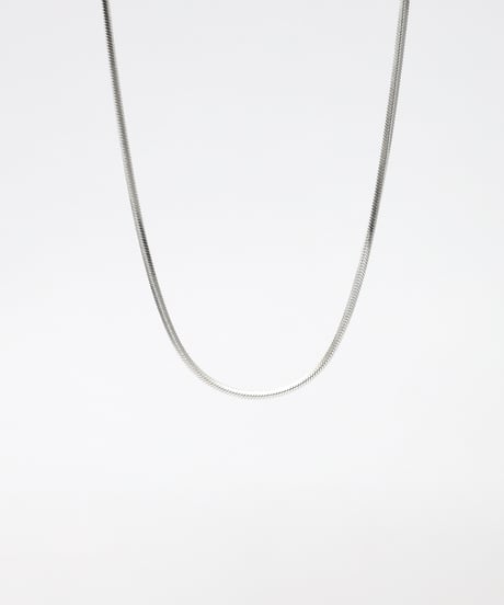 Snake chain necklace / Silver