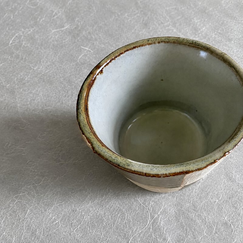 美濃焼 縞吉窯 鉄黒釉市松模様 蕎麦猪口 | MatsuBokkuri