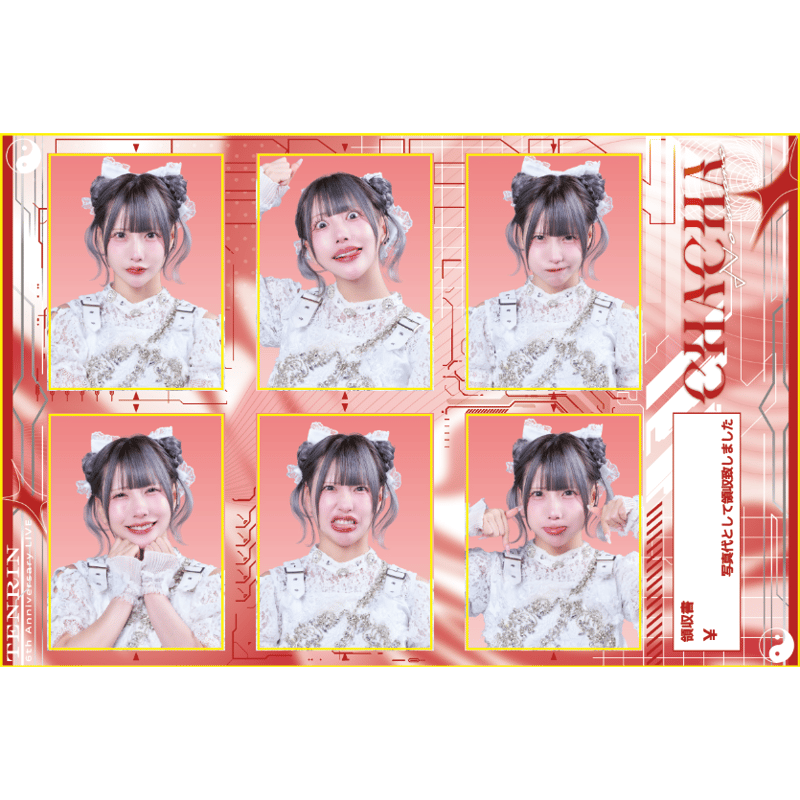 TENRIN】6周年証明写真ステッカー | heroinesofficialgood's S