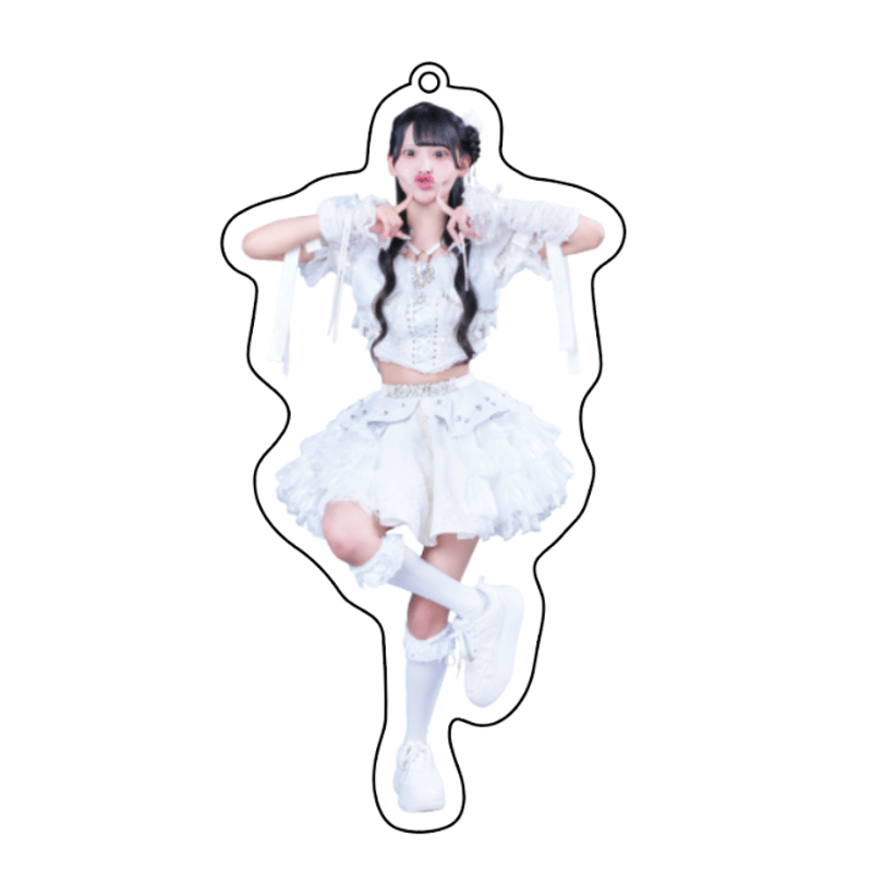 TENRIN 白洲あやん アクキー ブロマイド TENRIN】6周年白衣装実写アクキー | heroinesofficialgood's S