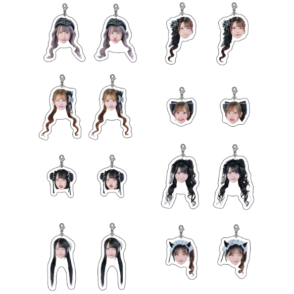 TENRIN 蓮花うらら ランダムアクリルキーホルダー 目印チャーム TENRIN】転地開闢ランダム目印チャームセット | heroinesofficialgoo