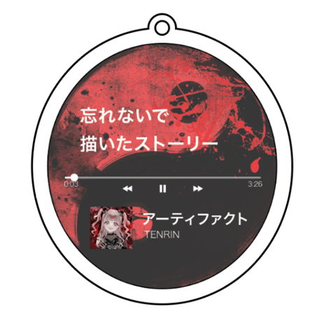 TENRIN 甘音ゆあ 新衣装ランダムアクキー ITEM | heroinesofficialgood's STORE