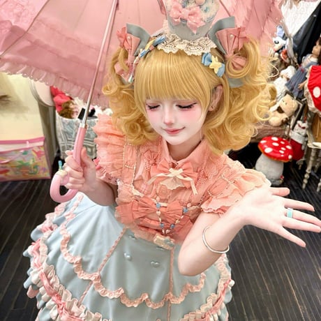 Cream Fondant ドーリージャンパースカート　ミントピンク
