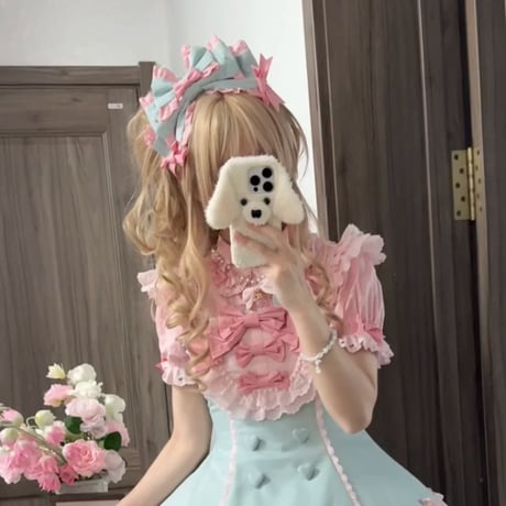 Cream Fondant リボンカチューシャ　2色