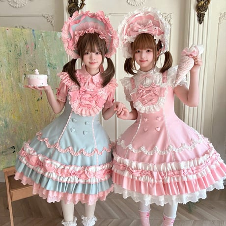 Cream Fondant ドーリーボンネット　2色