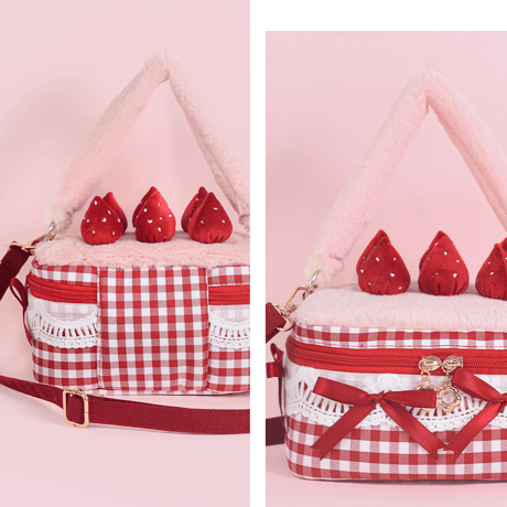 Strawberry Cake ショートケーキバニティバッグ