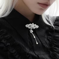 バロックレース ローズブローチ