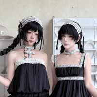 NoirCroix フレンチレース ヘッドドレス