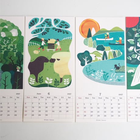 タカミヤユキコ 2027 CALENDAR  -somewhere-