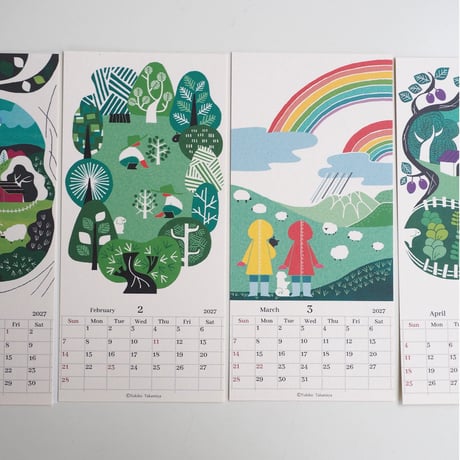 タカミヤユキコ 2027 CALENDAR  -somewhere-