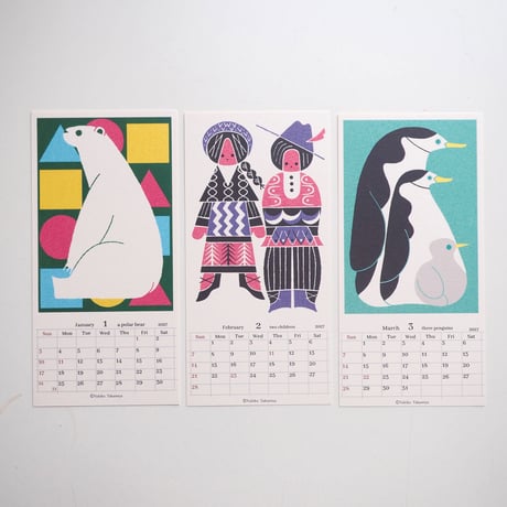タカミヤ ユキコ  2027 Bookmark CALENDAR
