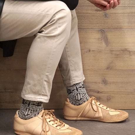 《men's》3D tile <black> M-M28
