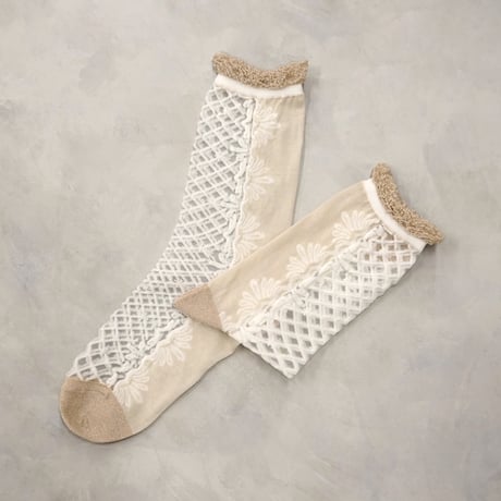 オンライン限定《women's》3pairs set A <beige>