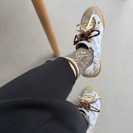 see-through baroque  <khaki> L-S80