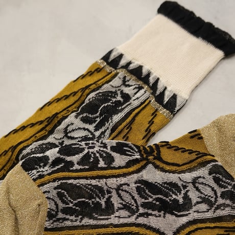 buds and stripes high socks <camel> L-L19