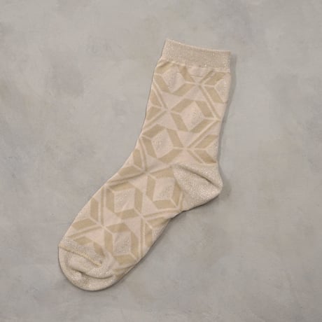 triangle fringe <beige> L-S22