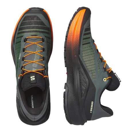 SALOMON サロモン / GENESIS 2 ジェネシス 2［メンズ］《Urban Chic / Black / Lime Cream》