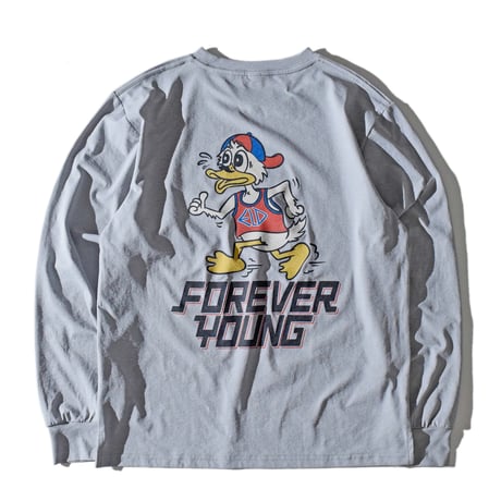 ELDORESO エルドレッソ / Forever Young Long Tee フォーエバー ヤング ロング ティー《Gray》