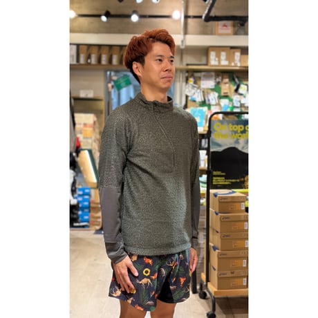 milestone マイルストーン / Cloud   Half-Zip クラウド ハーフ ジップ