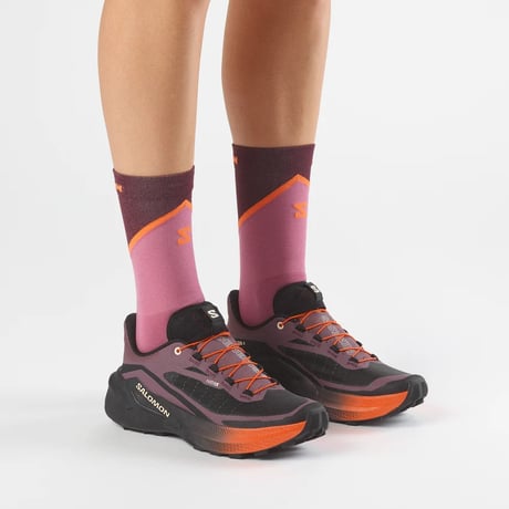 SALOMON サロモン / GENESIS 2 ジェネシス 2［ウィメンズ］《Huckleberry / Black / Red Orange》